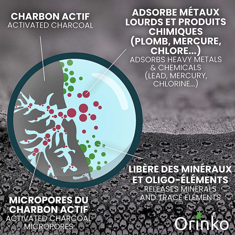 charbon binchotan du japon, pour un filtrage de l'eau naturel