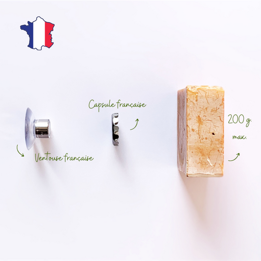 porte-savon aimanté en acier inoxydable avec ventouse est l’accessoire préféré de vos cosmétiques solides