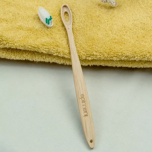 Brosse à dents en bois qui constitue une véritable alternative aux brosses à dents en plastique 