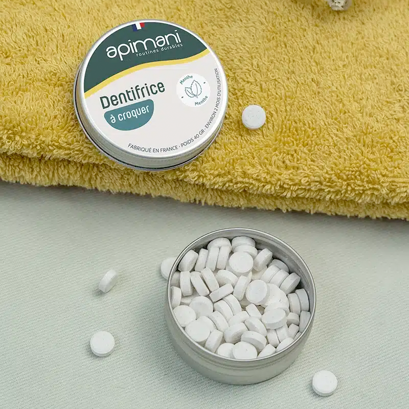 Dentifrice à croquer | 120 pastilles - Menthe