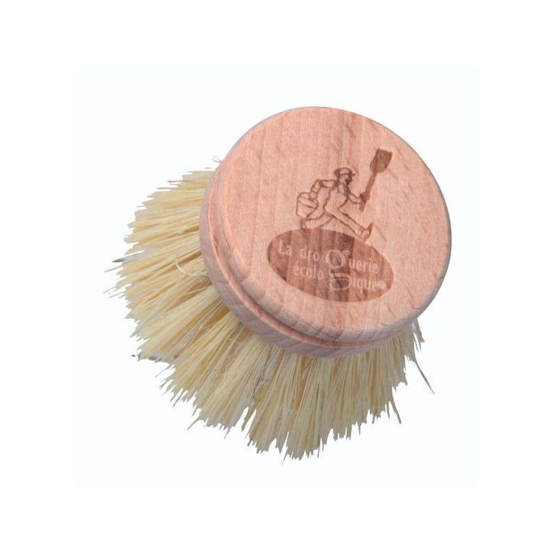 Découvrez notre Tête de Brosse à Vaisselle écologique, une solution ingénieuse pour changer de brosse sans changer le reste. Fabriquée à partir de bois de hêtre certifié FSC et de fibres végétales d'agave, cette recharge vous permet de conserver votre manche tout en réduisant votre impact sur l'environnement.