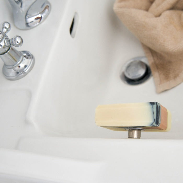 joli porte-savon minimaliste pour une salle de bain zéro déchet